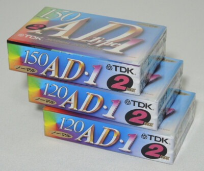 TDK Cassette Tape AD1-150 AD1-120 Total 6 Volumes Tube CXMW JAPAN
