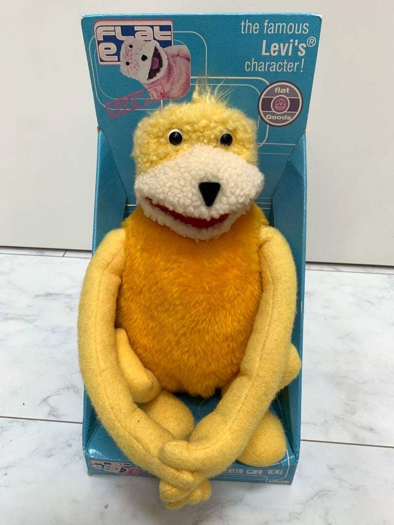 Levi's Flat Eric Plush Toy 55cm 1999 Rare Collectible with Box