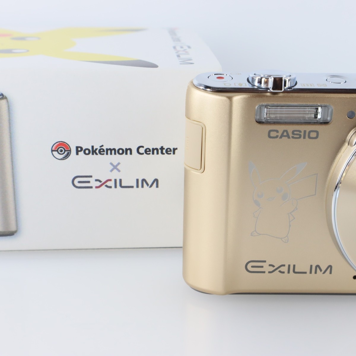 Pokemon Center Pikachu Casio Exilim EX-ZS190 Gold digital camera