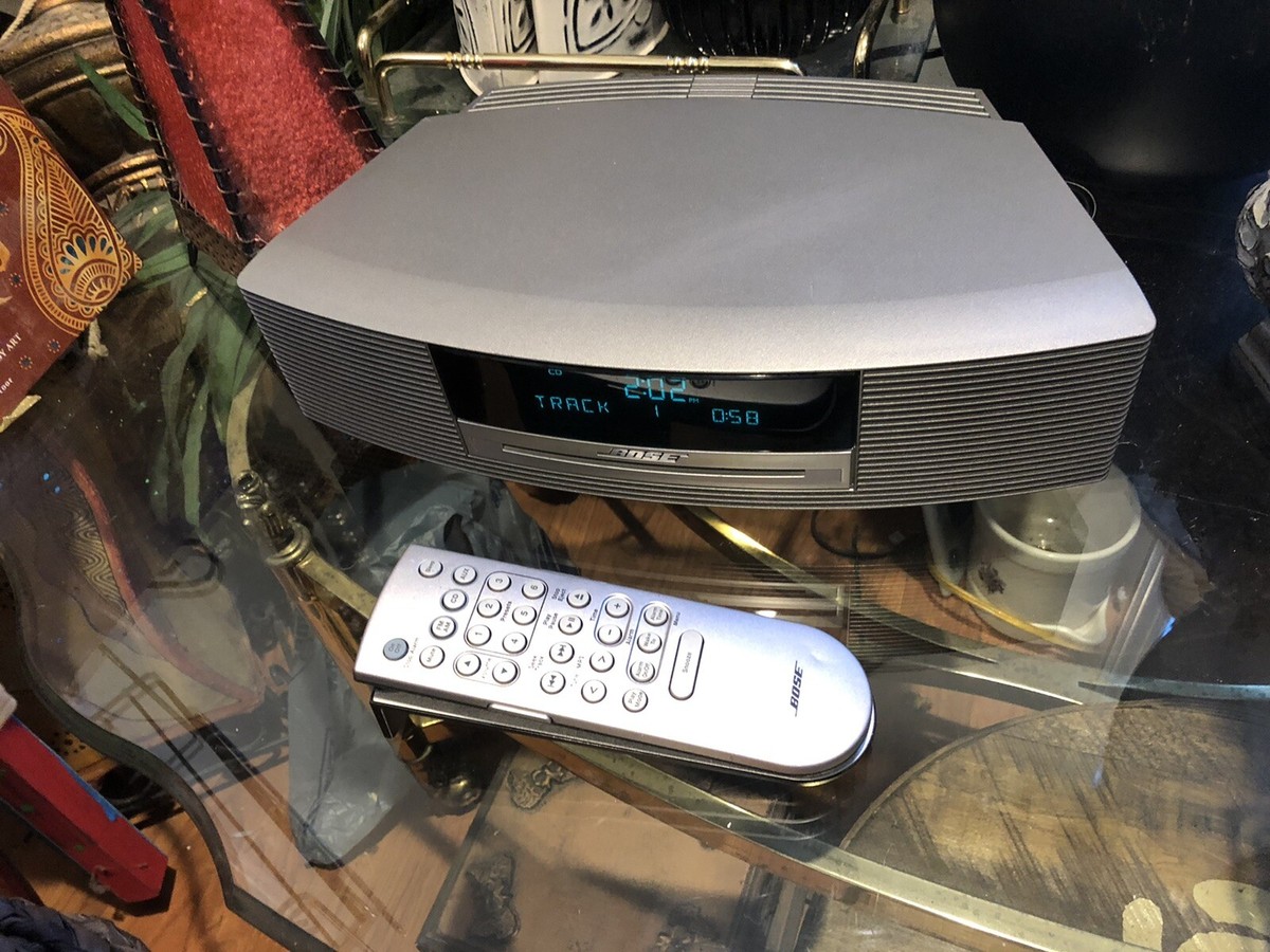 Bose Wave Music System Titanium Silver Series Il W/ Backlight