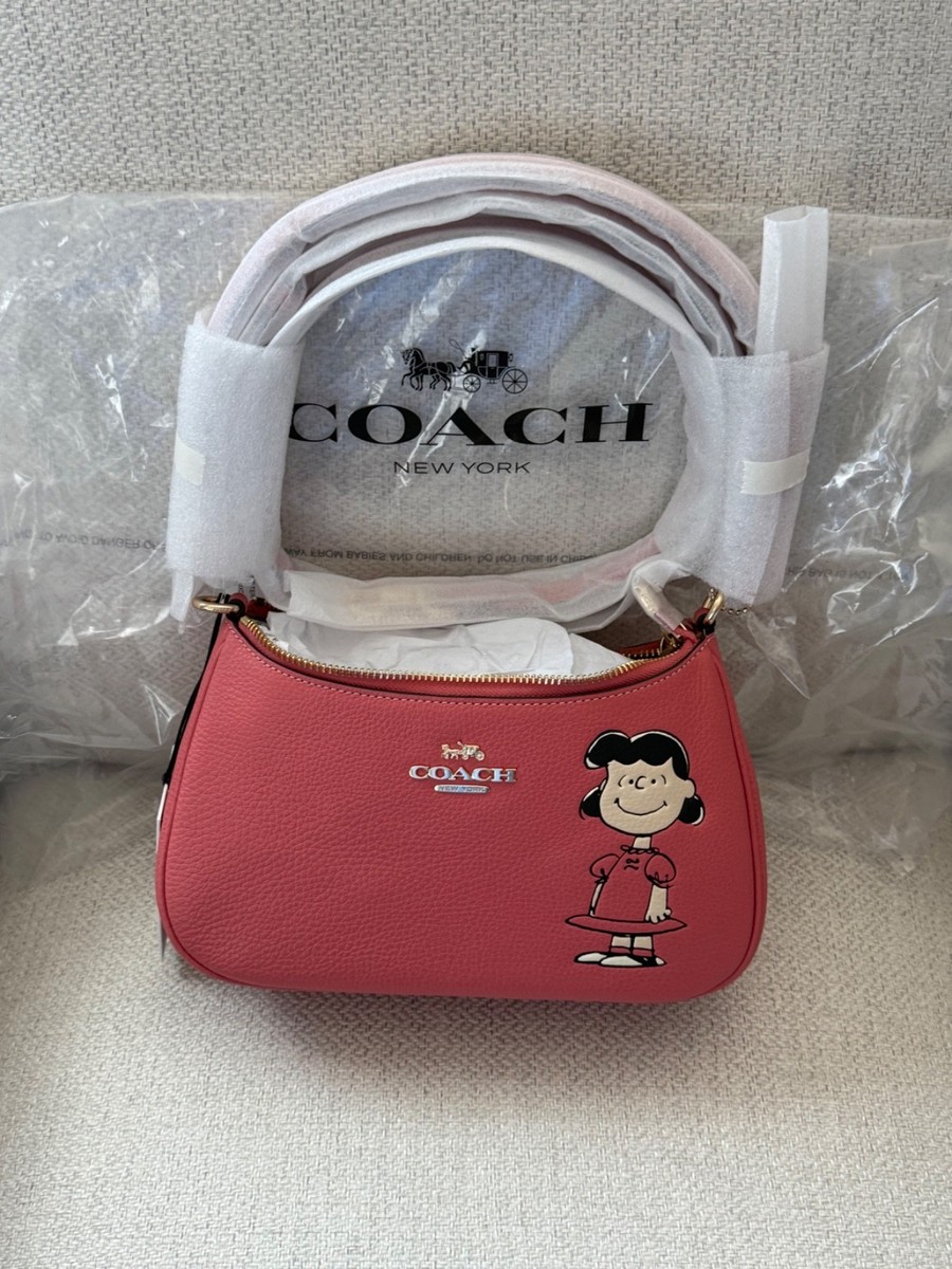 Coach X Peanuts Teri Shoulder Bag With Lucy | eBay