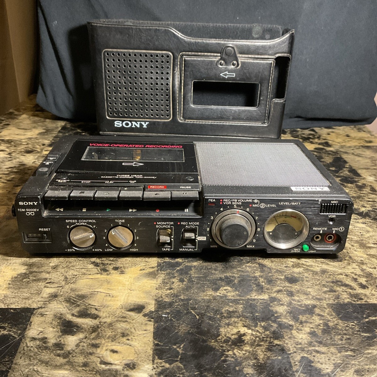 SONY TCM-5000 プロ仕様 ポータブルカセットレコーダー (3ヘッド) Sony