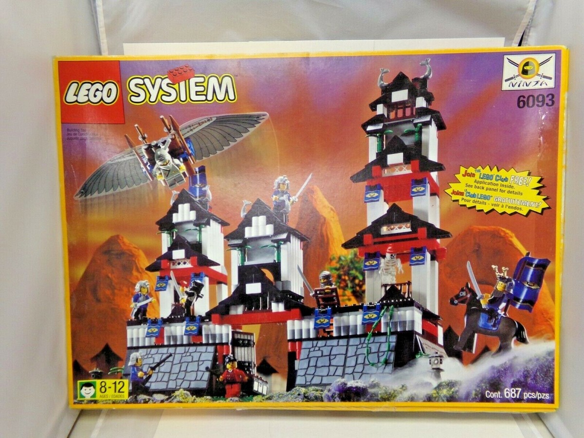Lego Ninja Flying Ninja Fortress #6093 in Original Box w