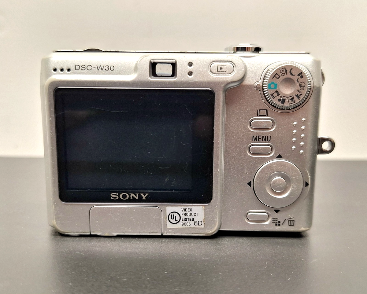 Sony Cyber-shot DSC-W30 6.0MP Digital Camera - Silver for sale