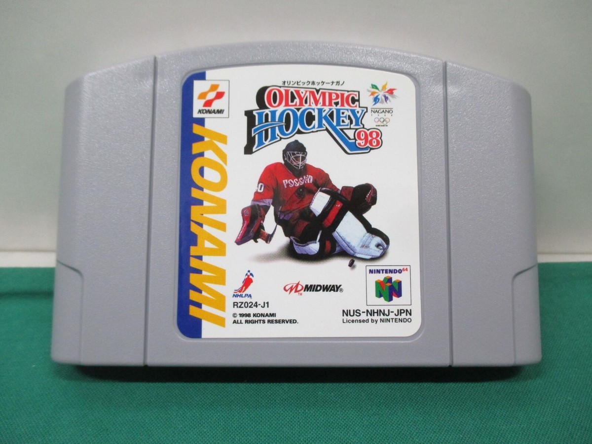 N64 - Olympic Hockey Nagano 98 - Nintendo 64, Japan. Sports Game