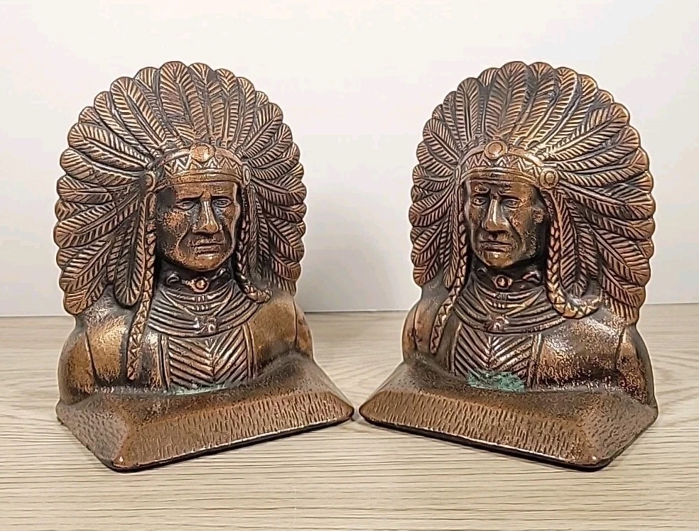 Antique Indian Bookends In Collectible Book Ends for sale | eBay