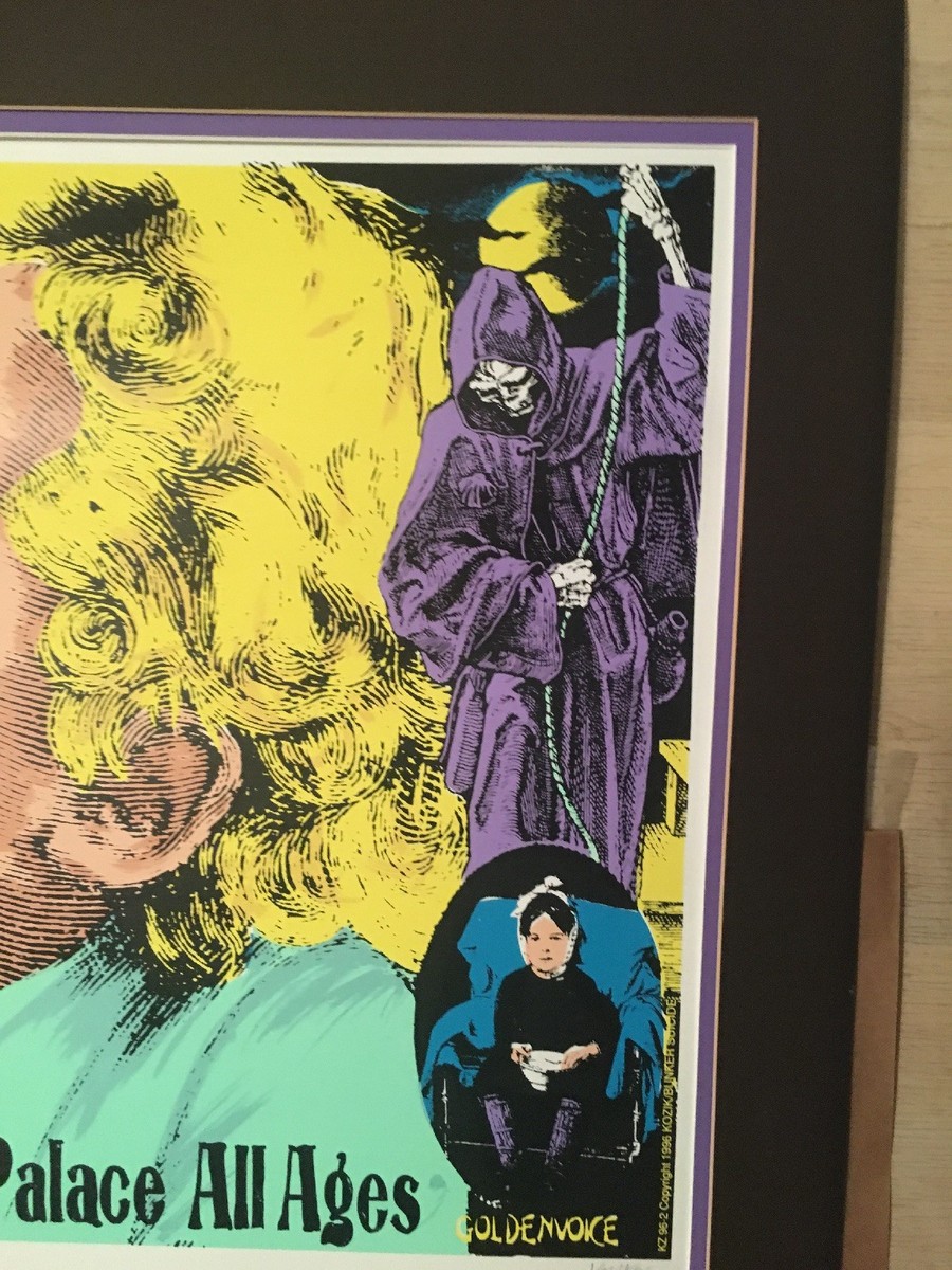 MINT 1996 Kozik Smashing Pumpkins Matted Poster Signed+Numbered