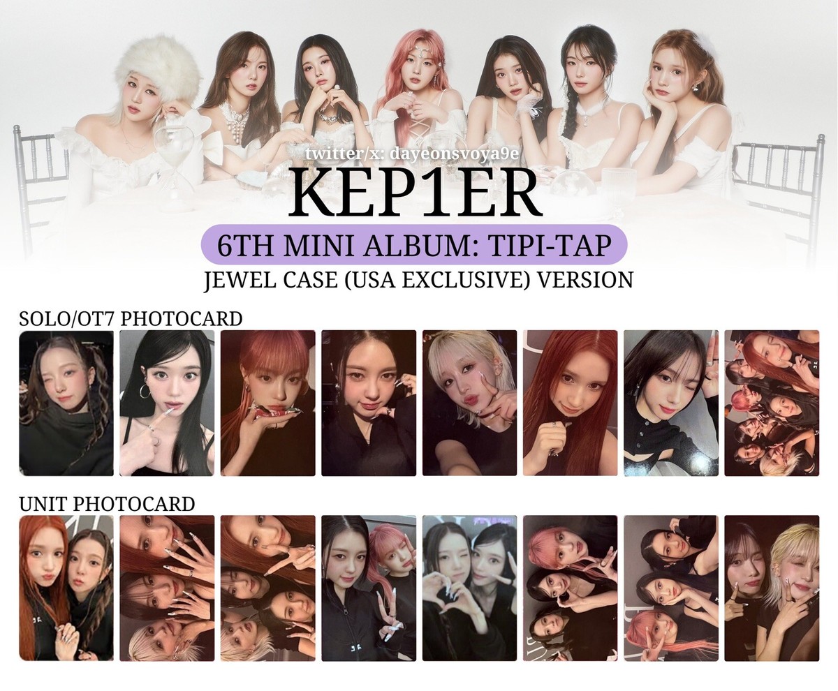 SIGNED] KEP1ER TIPI-TAP USA STORE LIMITED EXCLUSIVE JEWEL CASE