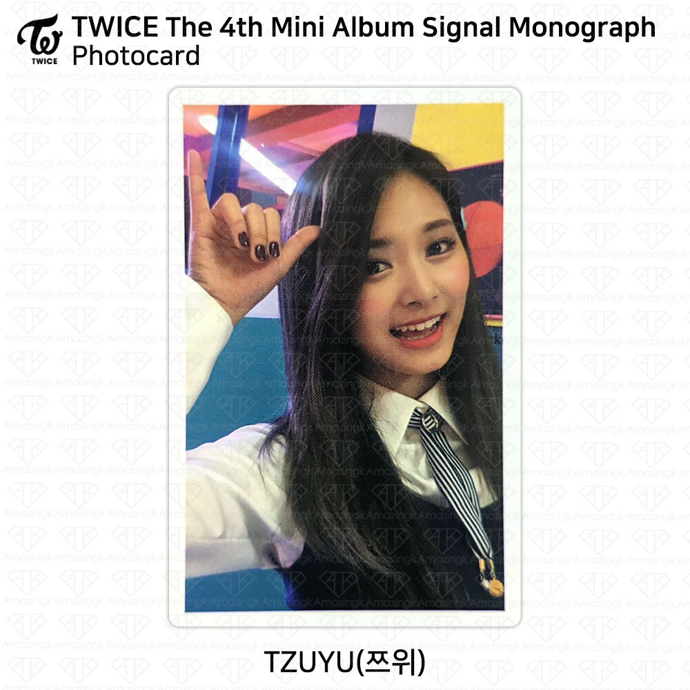 TWICE 4th Mini Album Signal Monograph Photocard KPOP Sana Momo