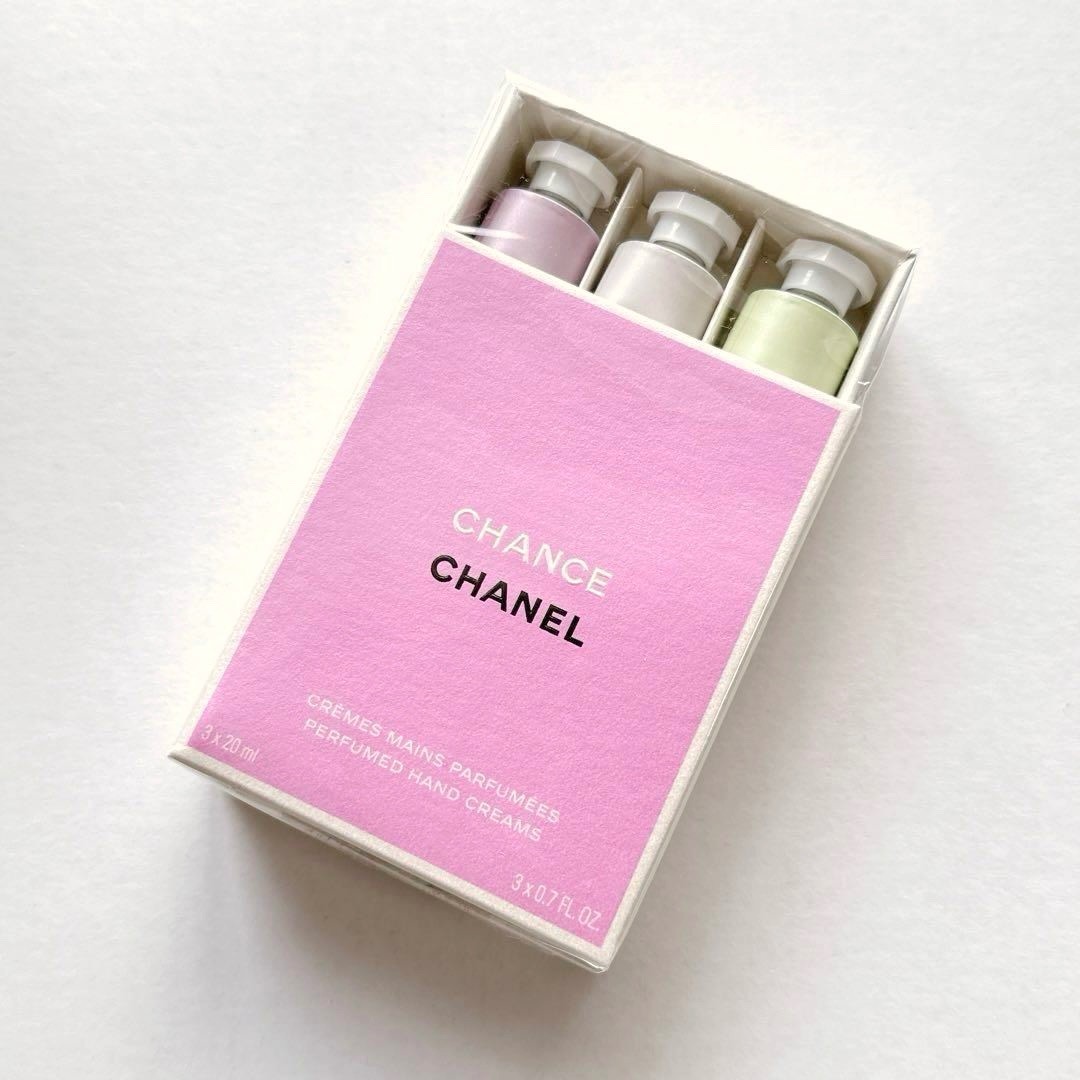 Chanel Chance Hand Cream Trio Set 3 x 20ml Creme Main Eau Tendre