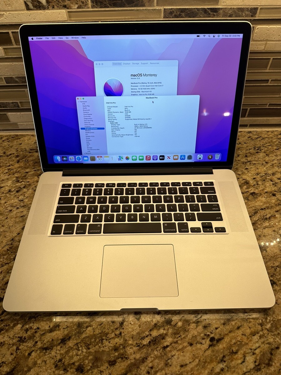 MacBook Pro Ret 15