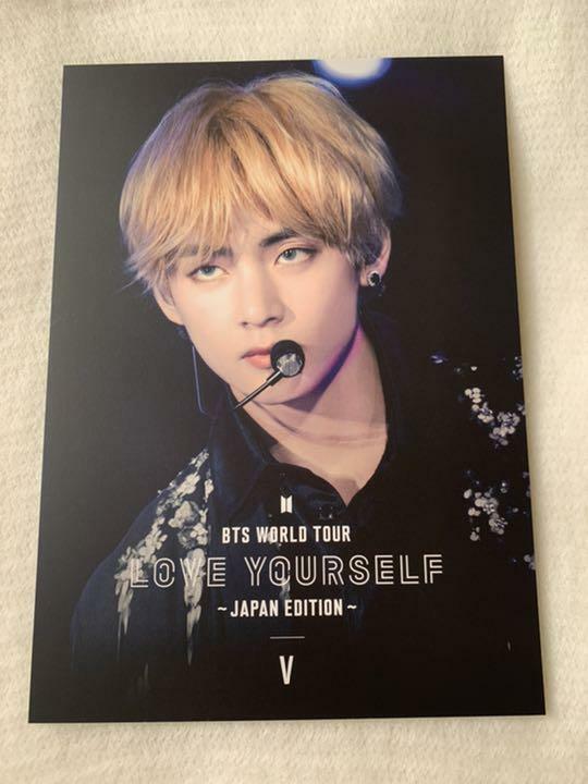 BTS LOVE YOURSELF JAPAN EDITION Blu-ray Limited 2L Photocard Photo