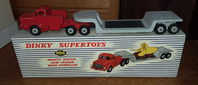 Vintage DINKY SUPERTOYS #986 Mighty Antar Low Loader (minus