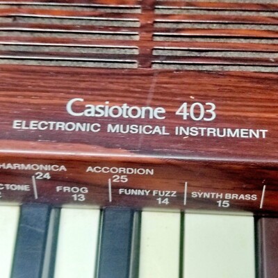 Casiotone 403 ローズウッド ハードケース付き 2026年最新】casiotone