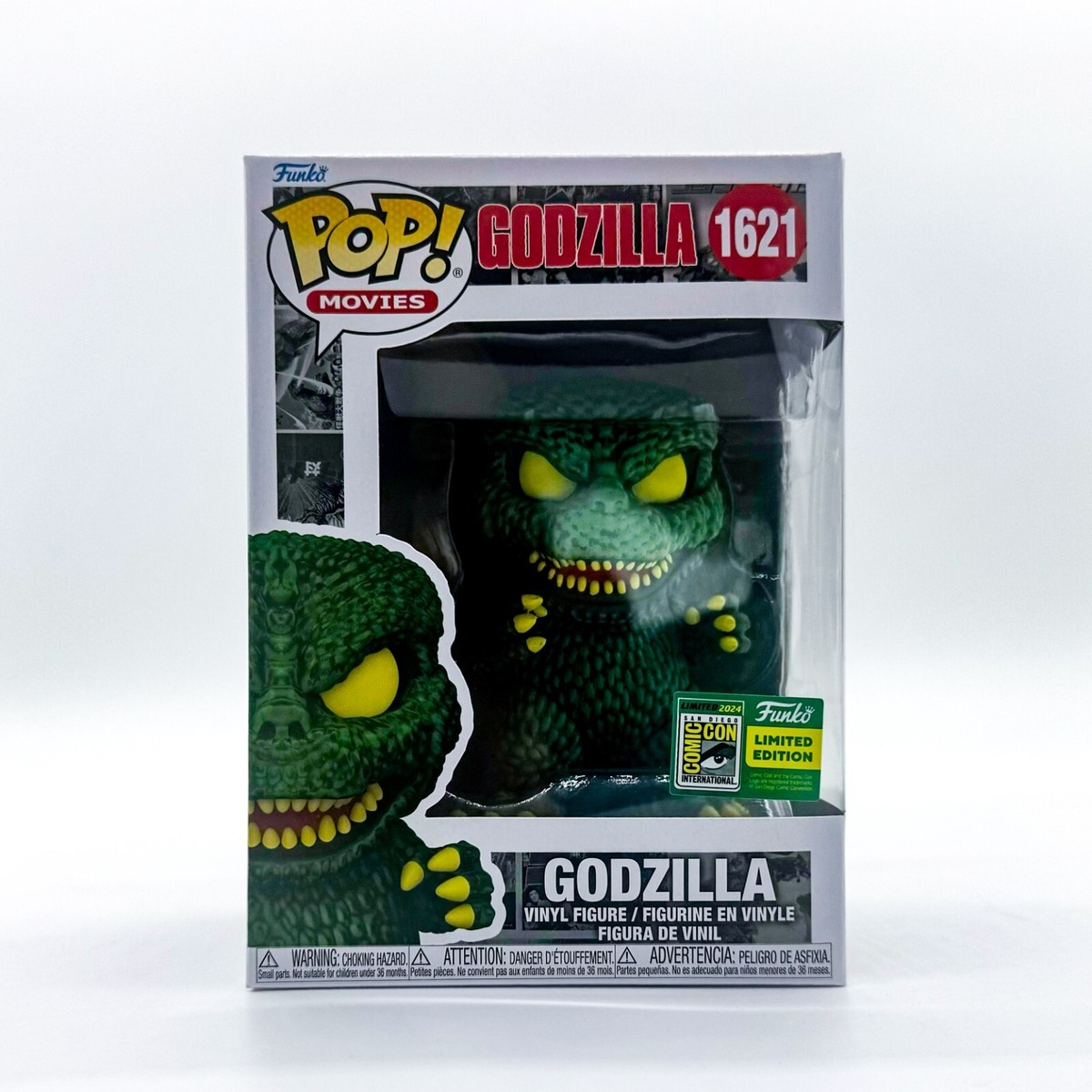 Godzilla Funko PoP - 2024 SDCC Exclusive - LE-Official Sticker | eBay