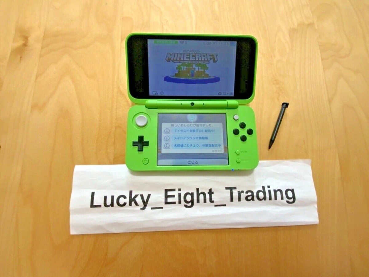 New Nintendo 2DS XL LL Minecraft Creeper Edition Console Charger