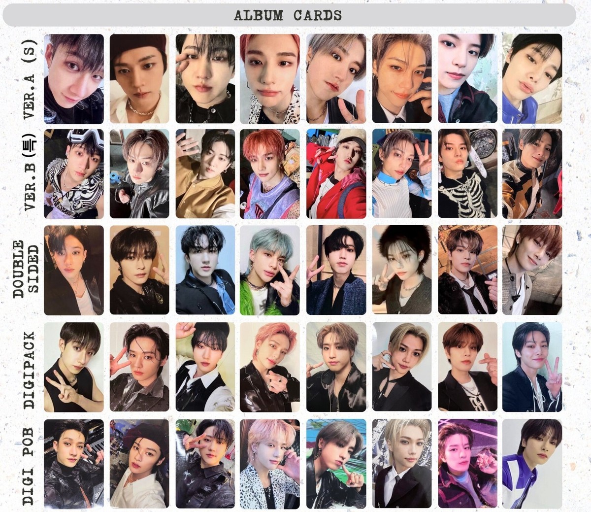 STRAY KIDS 5-STAR 5STAR Album OFFICIAL PHOTO CARD DIGIPACK HYUNJIN