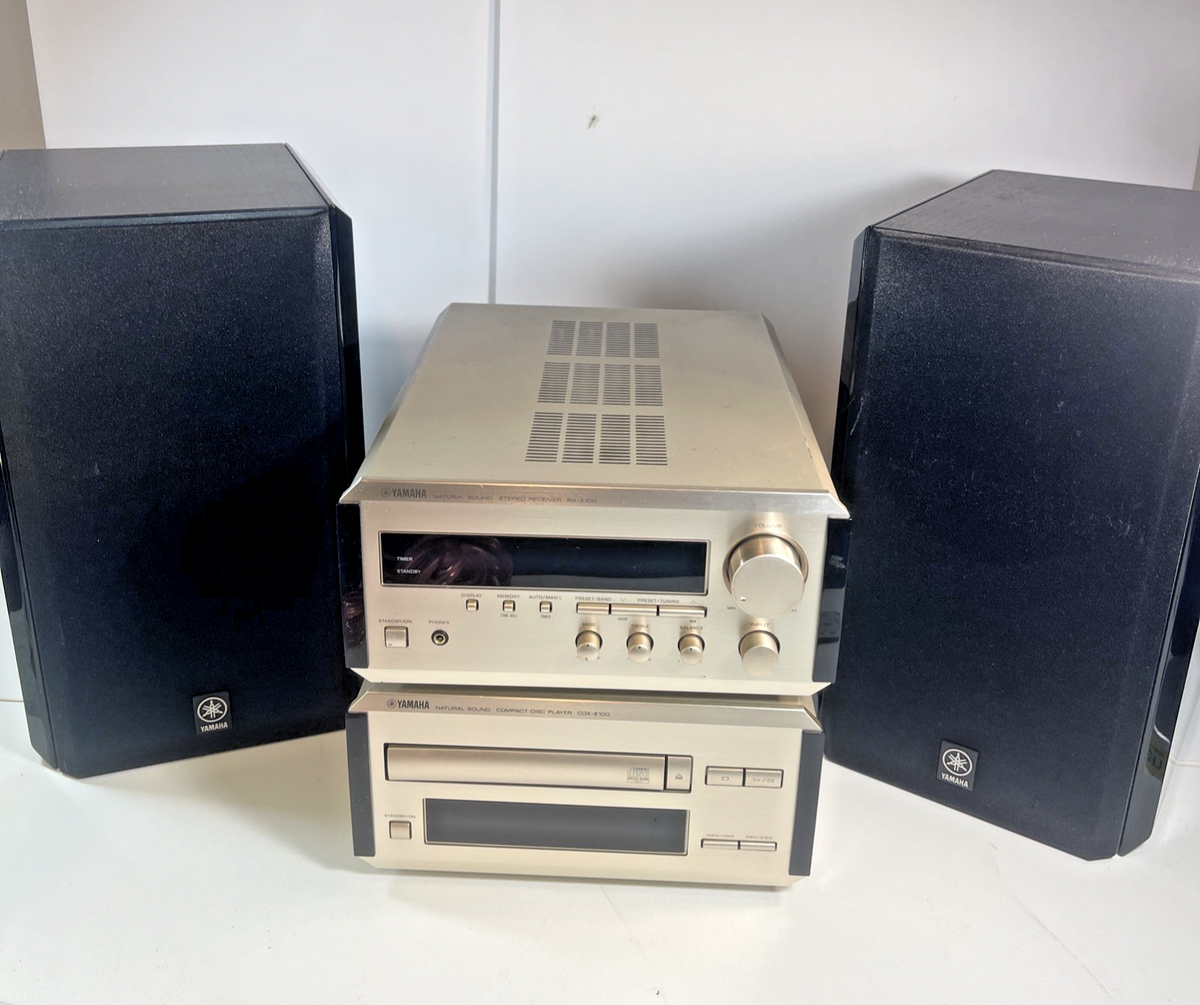 Yamaha Natural Sound Stereo Receiver RX-E100 & CD Player CDX-E100