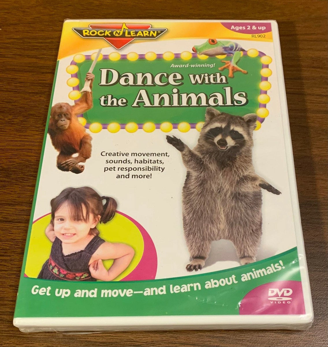 Rock N Learn: Dance With the Animals (DVD,2011) 12 songs & more