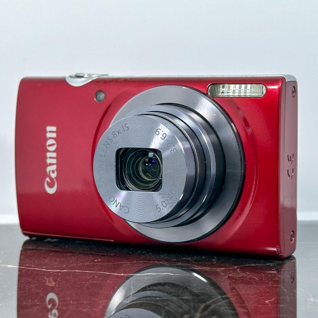Canon IXY 160 20.0 MP 8x Zoom Digital Camera RED Working Used | eBay
