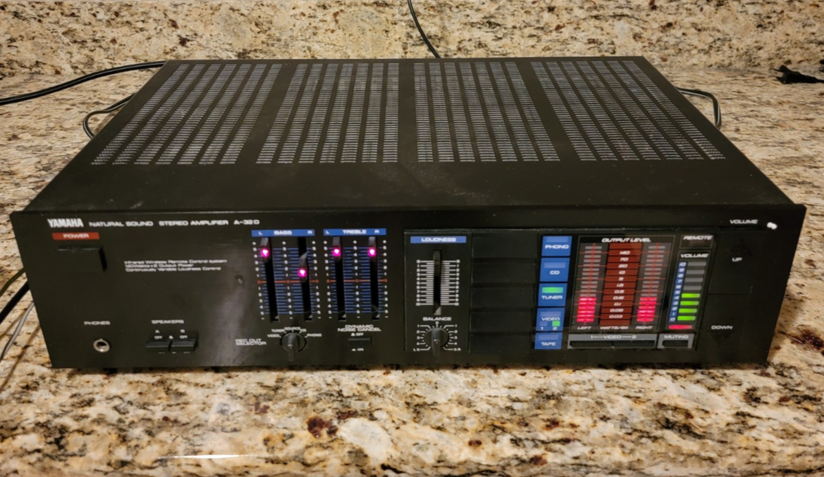 Yamaha Natural Sound Stereo Amplifier A-32 | eBay
