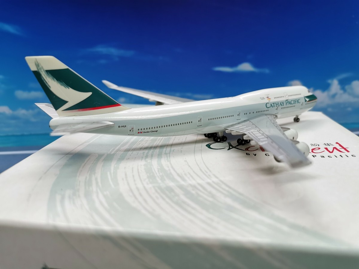 Hogan Cathay Pacific B747-400 B-HUI 'HK for sure' 1:400 | eBay