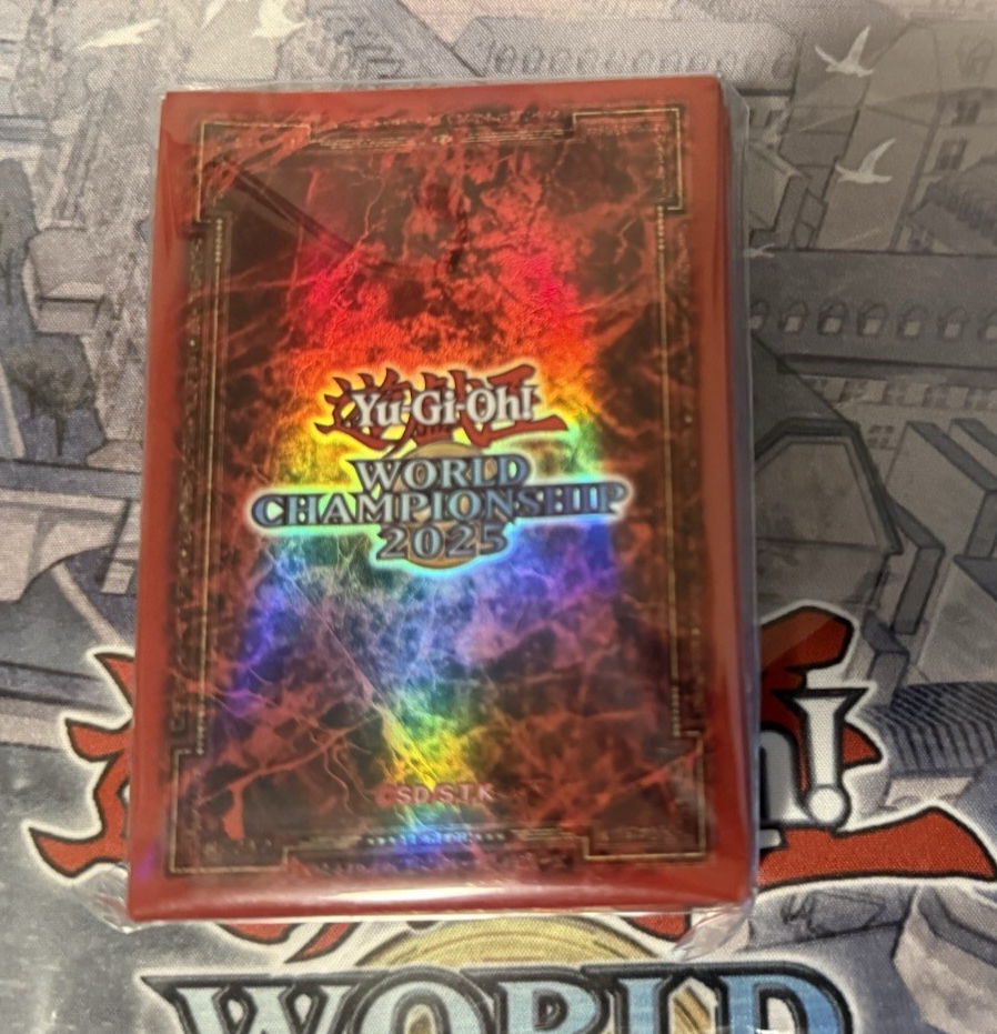 遊戯王 WCS2025 スリーブ赤 公式100枚入り 遊戯王 WCS2025 スリーブ 赤