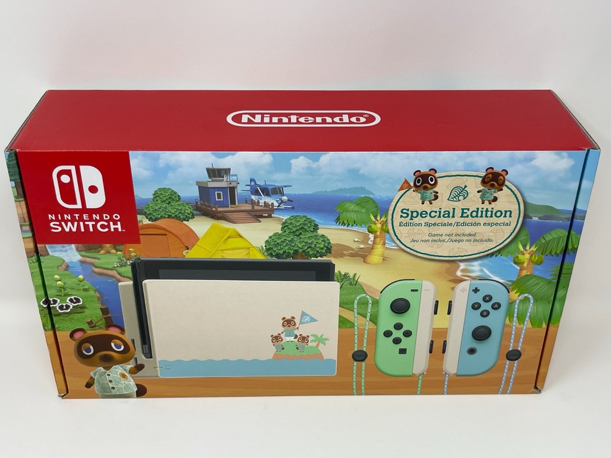 Nintendo Switch HAC-001 Animal Crossing New Horizon Special