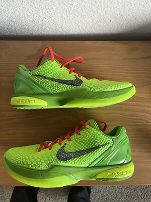 Size 11 - Nike Zoom Kobe 6 Protro Low Grinch 194500874206| eBay
