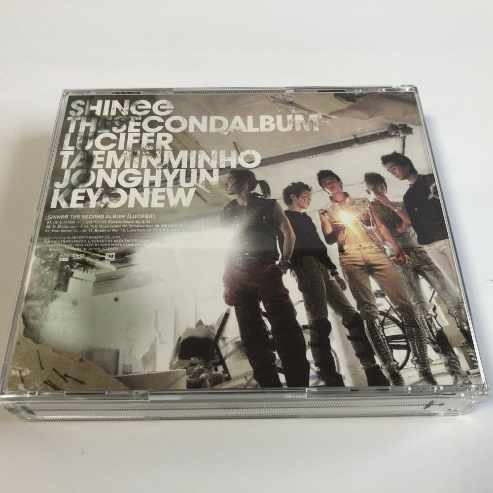 SHINee THE SECOND ALBUM LUCIFER CD+DVD JAPAN | eBay