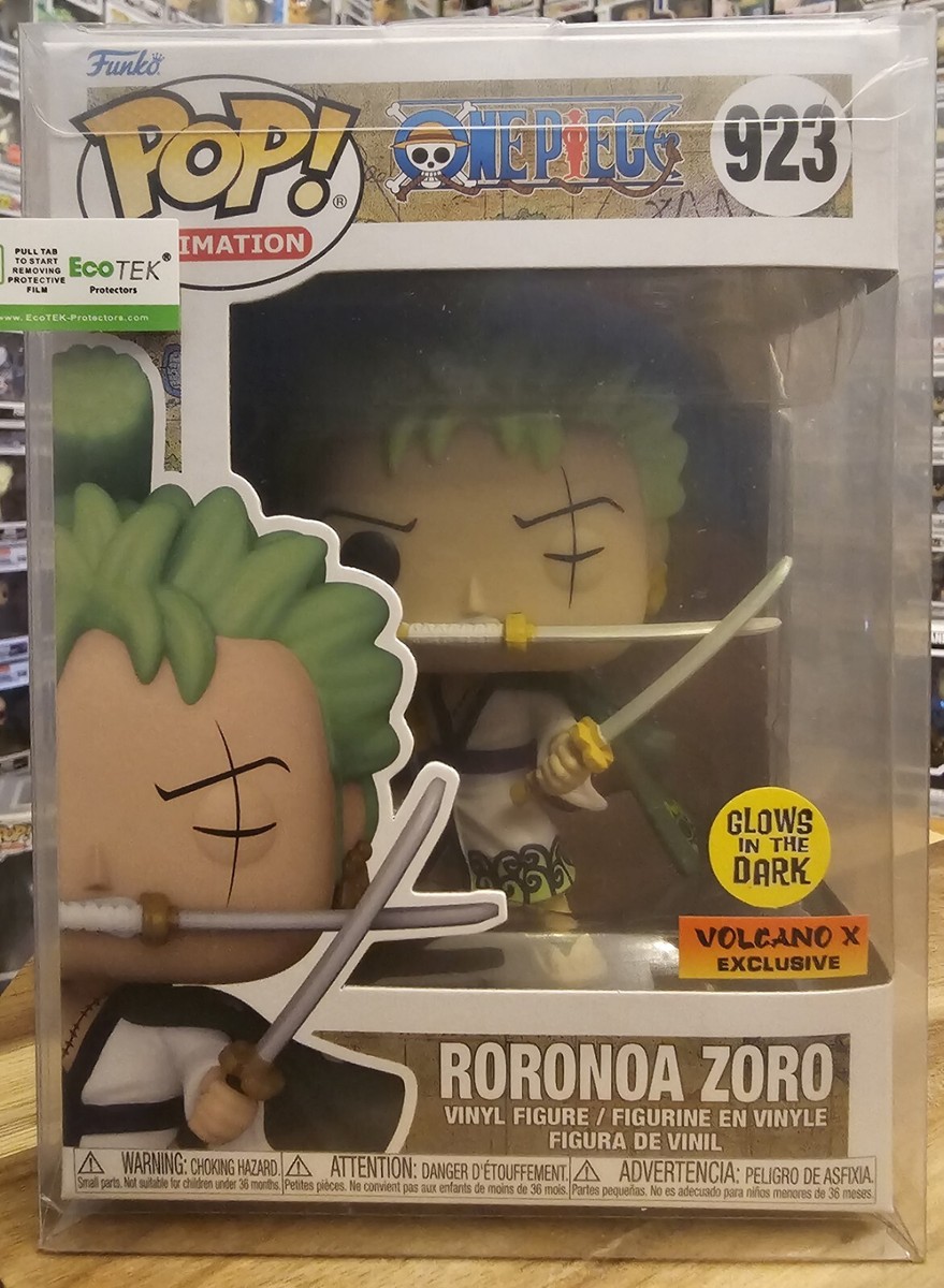 Funko Pop One Piece Roronoa Zoro #923 GIDT Volcano X Exclusive