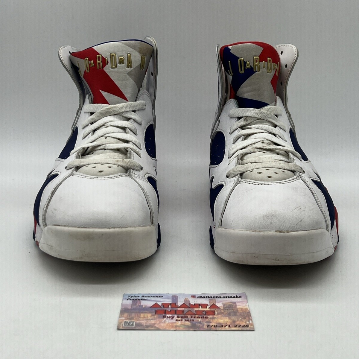 Size 12 - Air Jordan 7 Retro Tinker Alternate Navy Blue Red White