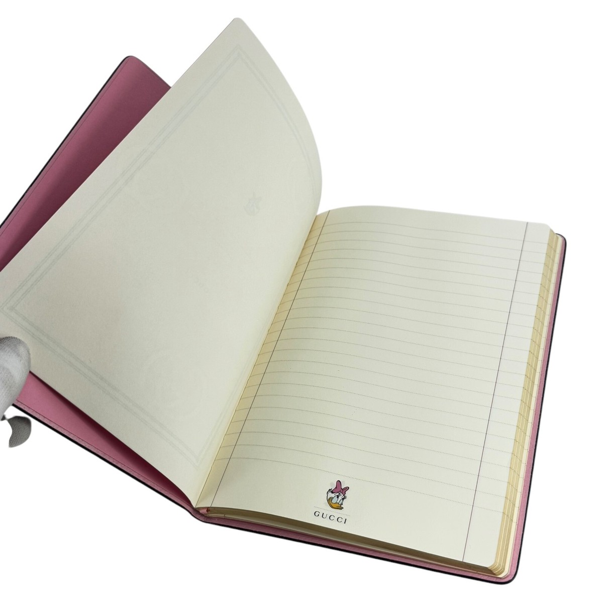 GUCCI X Disney Daisy Duck Note Memo Pad Notebook Beige/Pink | eBay