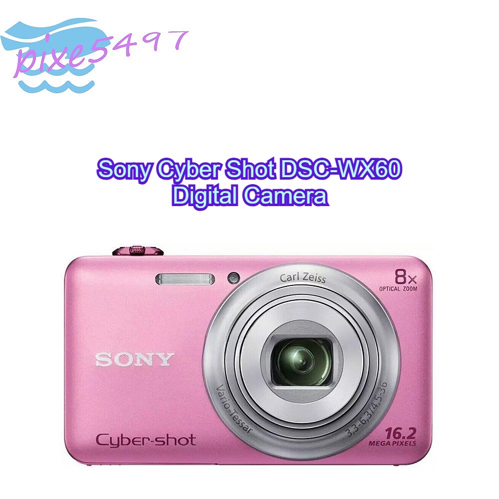 Sony Cyber Shot DSC-WX60 Digital Camera 16.2 MP 8x Optical Zoom