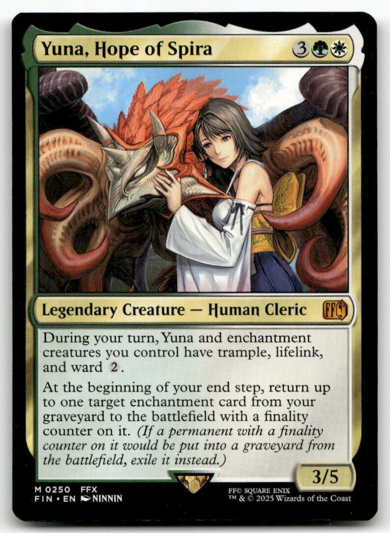 PSA10 MTG FF ユウナYuna, Hope of Spira Yuna, Hope of Spira #250