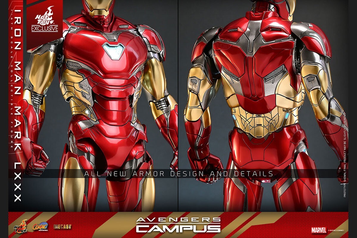 HOT TOYS 1/6 FIGURE CMS018D60 AVENGERS CAMPUS IRON MAN MARK 80 MK