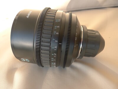 Sony CINE ALTA 35MM PRIME LENS ARRI PL Mount S35 SCL-P35T20 | eBay