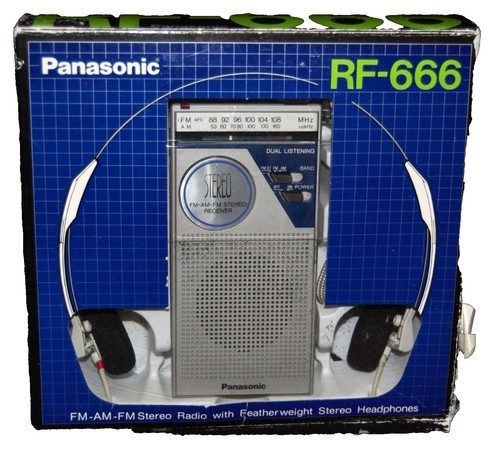 動作確認済み】Panasonic RF-60 ヘッドホン シルバー 動作確認済み
