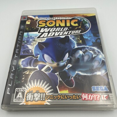 PS3 Sonic World Adventure SEGA PlayStation 3 Japan Import Game