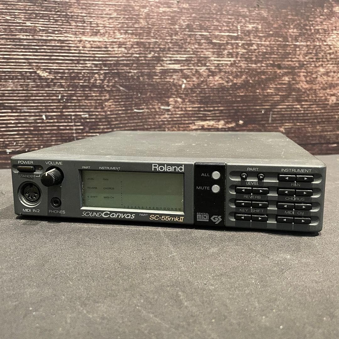 Roland SC-55 MKⅡ MK2 Sound Module Sound Canvas Good GP | eBay