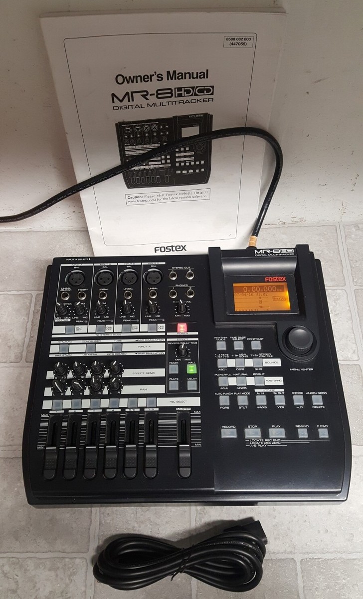 Fostex MR-8 HD w/Manual Power Supply & Box | eBay