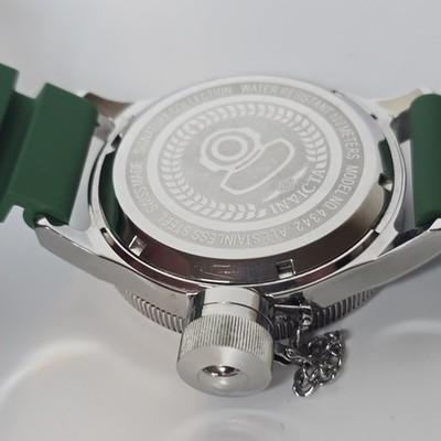 Invicta Men's Russian Diver Watch Black Green 51.5mm 4342 Swiss