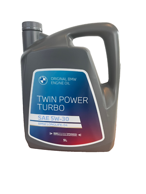 Genuine BMW Twin Power Turbo Engine Oil 5 Litre 5W-30 Long Life 04