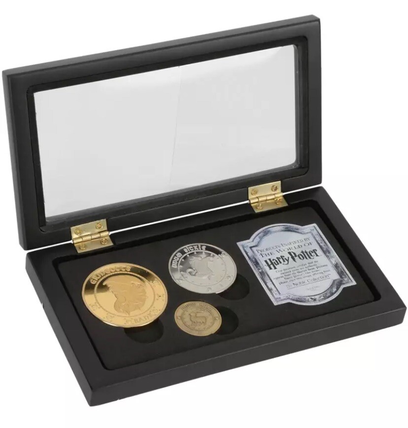 Harry Potter Gringotts 3 Bank Coin Collection Noble Collection In