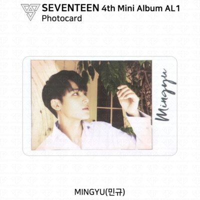SEVENTEEN 4th Mini Album Al1 Official Photocard Jeonghan Mingyu