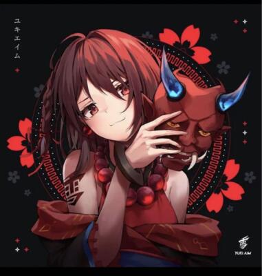 YUKI AIM 2022 DROP 1 LARGE ONI YUKI PAD Black Mousepad FPS LIMITED