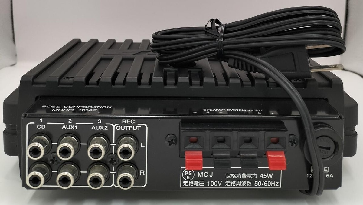 BOSE 1706Ⅱ Power Amplifier 1706II Used Tested 100V | eBay