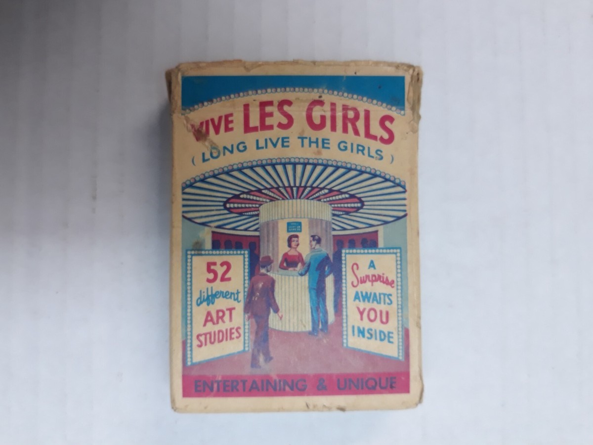 80年代未使用品VIVE LES GIRLS トランプ 80年代未使用品Vive Les Girls