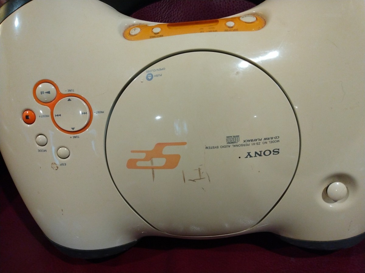 Sony ZS-X1 Personal Audio, Portable CD-R/RW PLAYBACK AM/FM Stereo