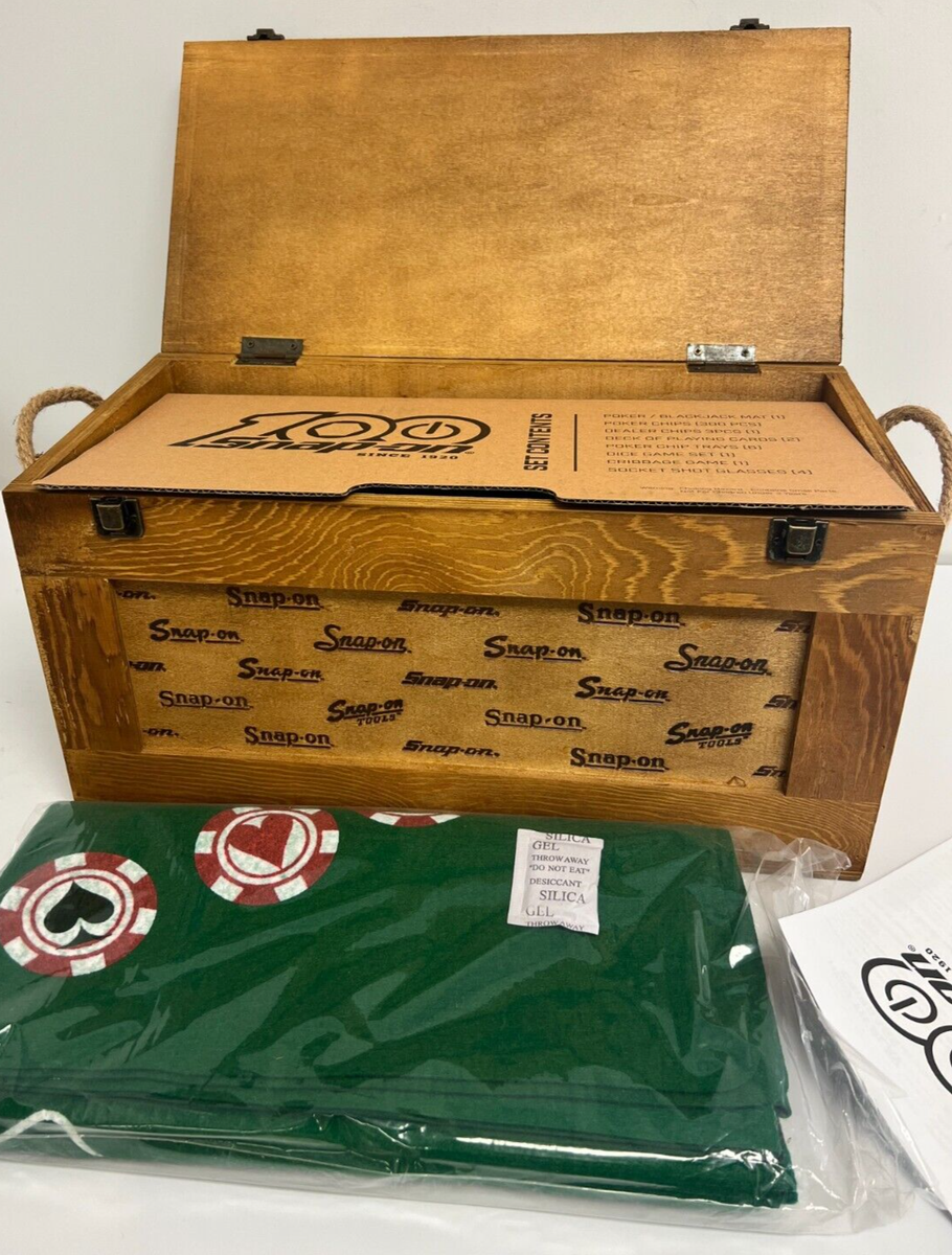 Snap-On Tools 100th Anniversary Poker Kit Chest Set - SSX20P136 | eBay